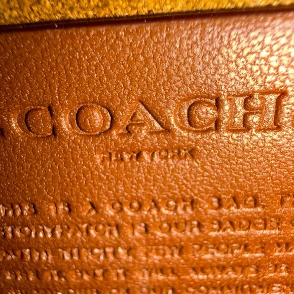 Coach Beat Leather Saddle Bag Crossbody in Ivory